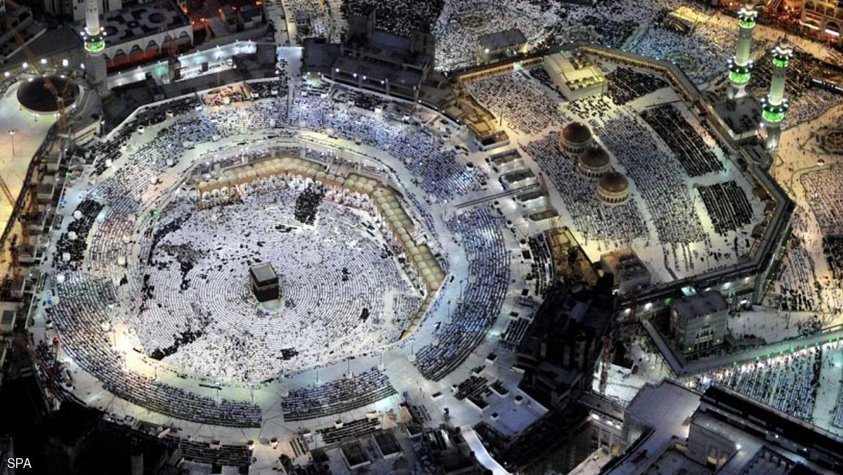 به‌ وێنه‌... مه‌ككه‌ی پیرۆز له‌ به‌رزایی 1000 مه‌تره‌وه‌